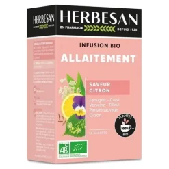 Herbesan infusion bio allaitement sachets