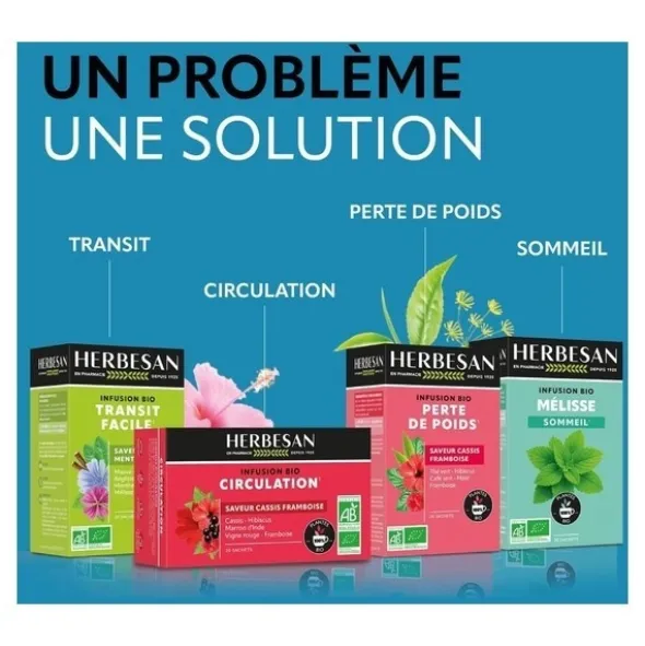 Herbesan infusion bio Nuit paisible sachets