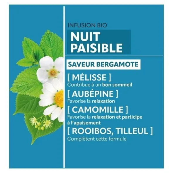 Herbesan infusion bio Nuit paisible sachets