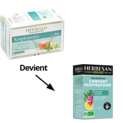 Herbesan infusion bio Respiratoire sachets