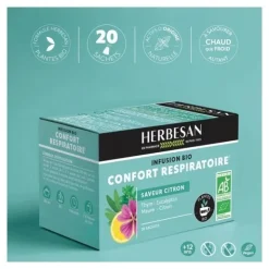Herbesan infusion bio Respiratoire sachets