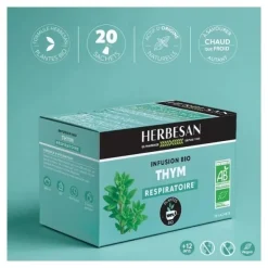 Herbesan Infusion Thym bio Respiration