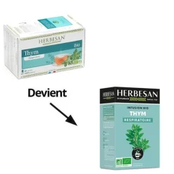 Herbesan Infusion Thym bio Respiration