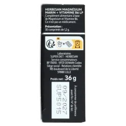 Herbesan Magnésium marin et vitamine B6 comprimés