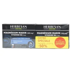 Herbesan Magnésium marin et vitamine B6 comprimés