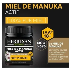 Herbesan Miel de Manuka IAA 18+