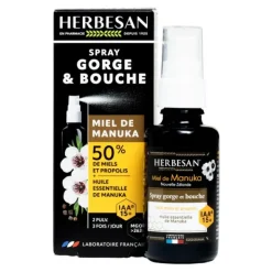 Herbesan Miel de Manuka spray gorge