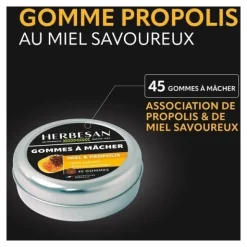 Herbesan miel et propolis gommes