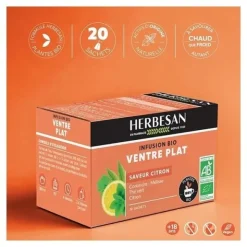 Herbesan sachet infusion bio ventre plat