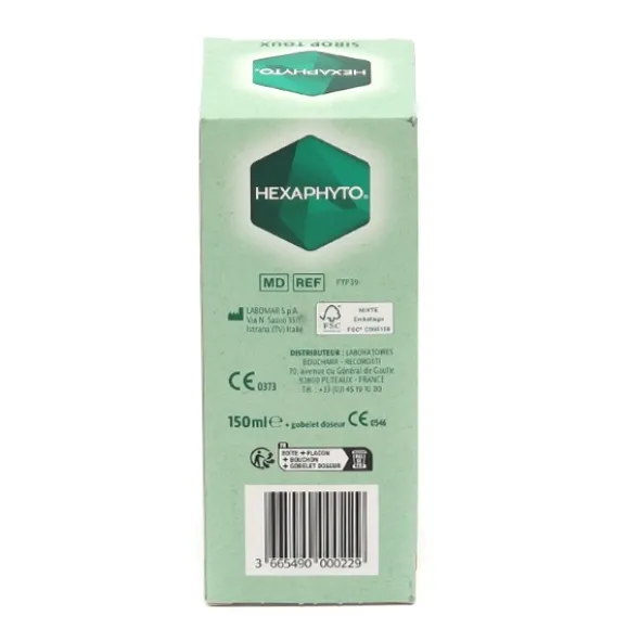 Hexaphyto Sirop toux sèche et grasse
