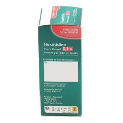 Hexétidine 0,1 % Viatris bain de bouche