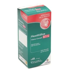 Hexétidine 0,1 % Viatris bain de bouche