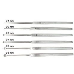 Holtex curette fine dermatologique pleine