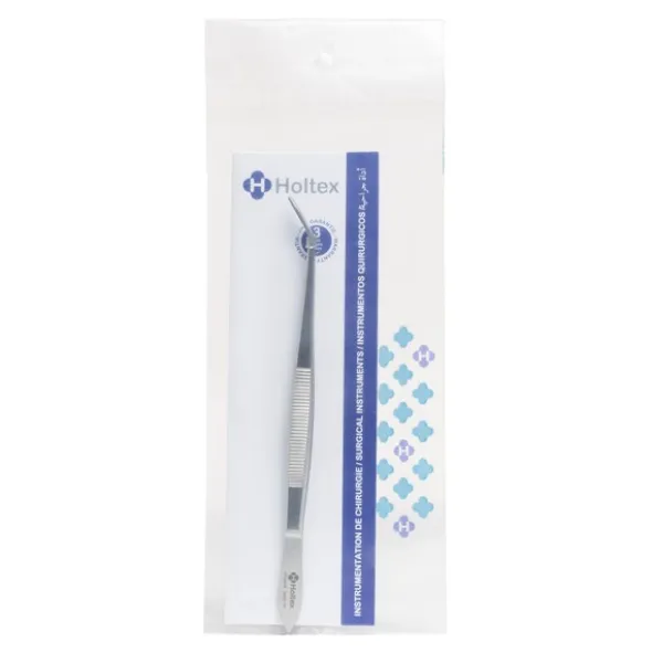 Holtex Pince Brucelle coudée 16cm