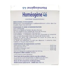 Homéogène 46 Boiron comprimés orodispersibles