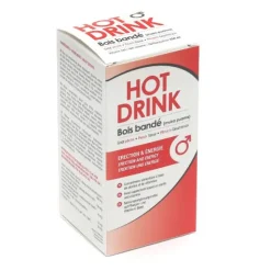 Hot drink Bois bandé Homme solution buvable