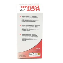 Hot drink Bois bandé Homme solution buvable