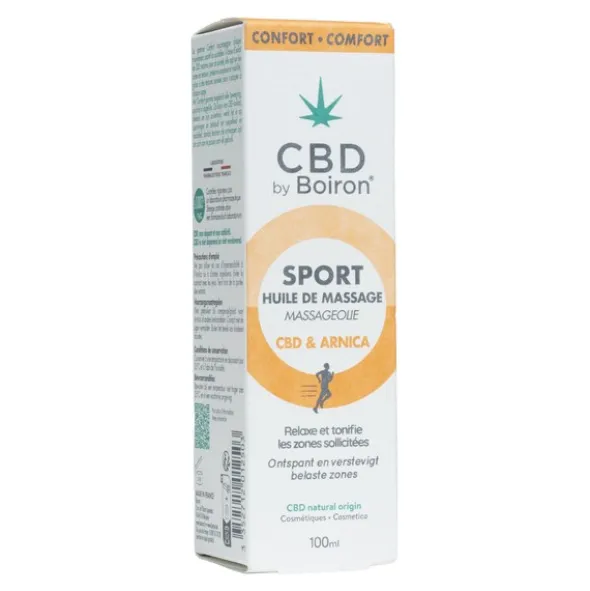 Huile de massage sport CBD by Boiron
