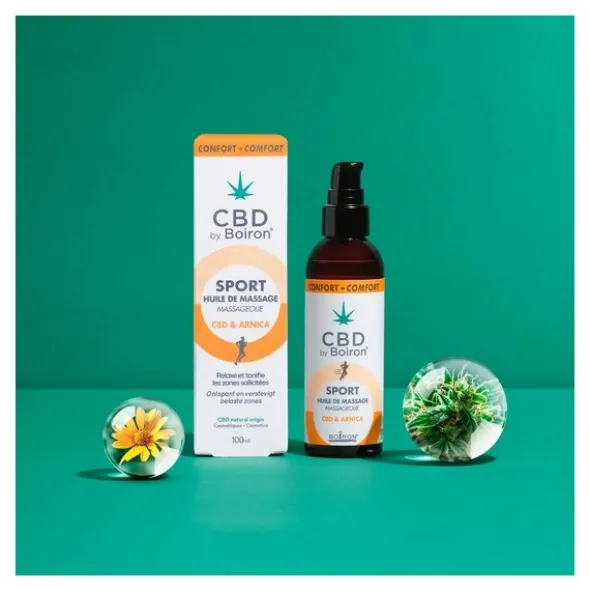Huile de massage sport CBD by Boiron