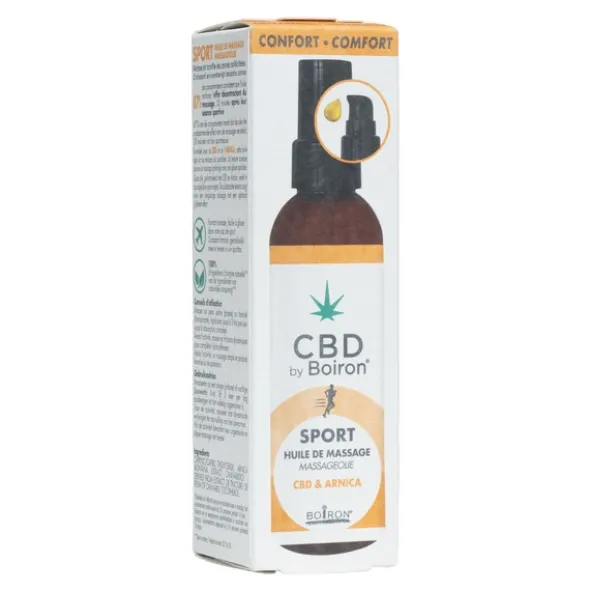 Huile de massage sport CBD by Boiron