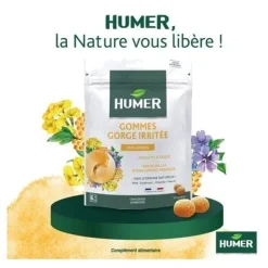 Humer Gommes gorge irritée
