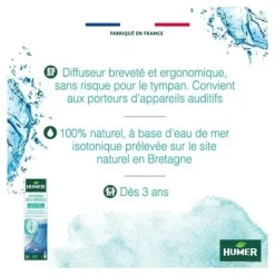 Humer Hygiène de l'oreille spray
