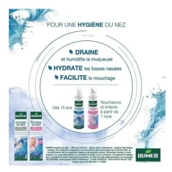 Humer Hygiène du Nez Bébé et Enfant spray nasal