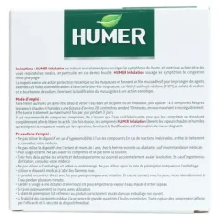 Humer Inhalation comprimés effervescents