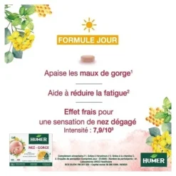 Humer Nez Gorge jour et nuit comprimés
