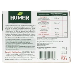 Humer Nez Gorge jour et nuit comprimés