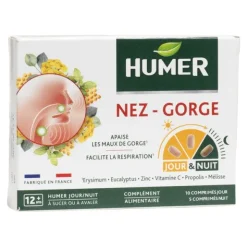 Humer Nez Gorge jour et nuit comprimés