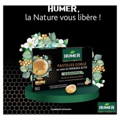 Humer Pastilles Gorge au miel Manuka
