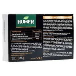 Humer Pastilles Gorge au miel Manuka