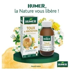 Humer sirop toux et irritation