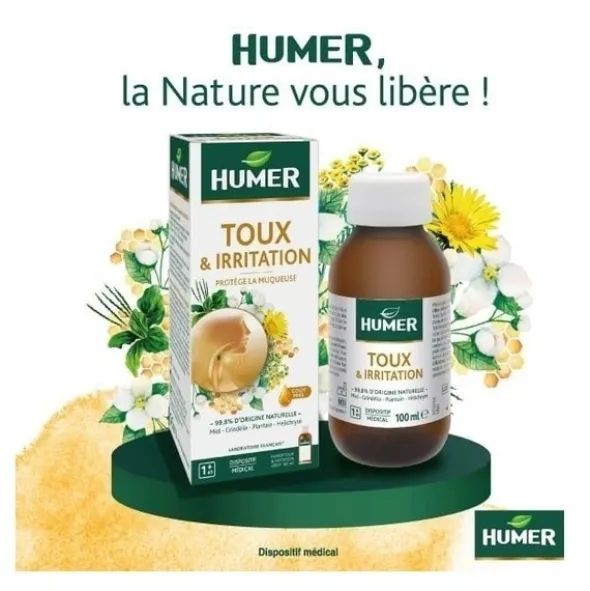 Humer sirop toux et irritation