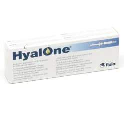 Hyalone Solution de hyaluronate de sodium 1,5 % seringue 4 ml