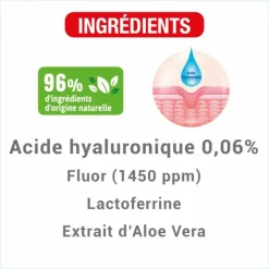 Hyalugel dentifrice