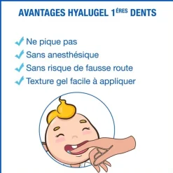 Hyalugel 1ères dents gel buccal