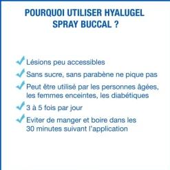 Hyalugel spray buccal aphte