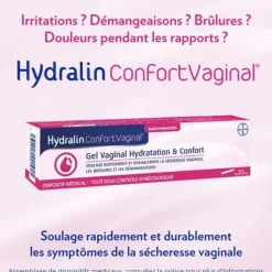 HydralinConfortVaginal gel vaginal hydratation et confort