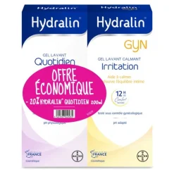Hydralin gyn irritation + hydralin quotidien