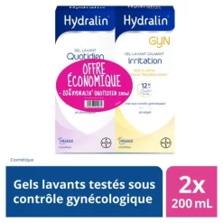Hydralin gyn irritation + hydralin quotidien