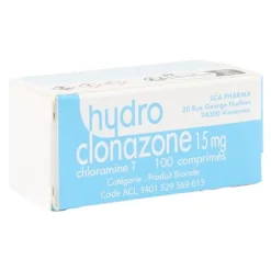 Hydroclonazone 15 mg comprimés