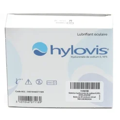 Hylovis collyre lubrifiant unidose