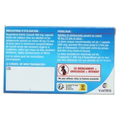 Ibuprofène 400 mg capsules molles
