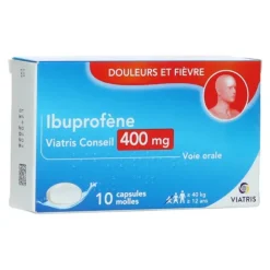 Ibuprofène 400 mg capsules molles