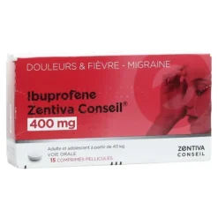 Ibuprofène 400 mg comprimés Zentiva