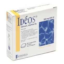 Ideos 500 mg/400 UI comprimés à croquer