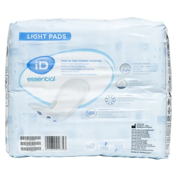 ID Essential Light Extra plus protections anatomiques 5 gouttes