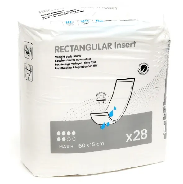 ID Expert Rectangular couches droites traversables Maxi + 6 gouttes